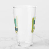 Verre Bleu orange irrégulier Rectangles Vert du milieu d (Gauche)