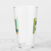 Verre Bleu orange irrégulier Rectangles Vert du milieu d (Droite)