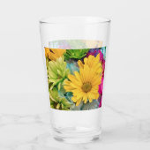 Verre Bleu Vert Rose Jaune Baisson (Dos)