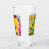 Verre Bleu Vert Rose Jaune Baisson (Droite)