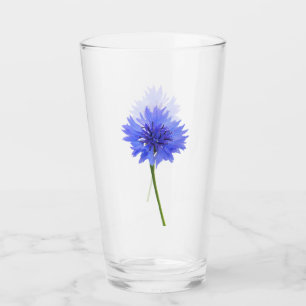 Verre bleuet bleu sauvage