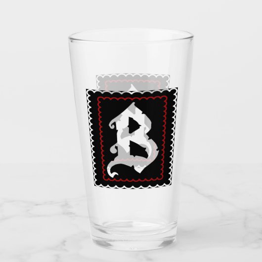 Verre Bloc solo initial Bullpew (Devant)