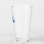 Verre Blue Fly Fishing Fly FisherMan (Gauche)