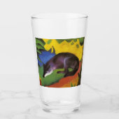 Verre Blue Fox (par Franz Marc) (Devant)