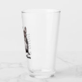 Verre Blue French Bulldog Maman (Gauche)