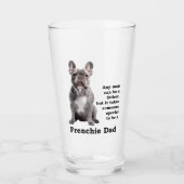 Verre Blue Frenchie Papa (Devant)