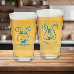 Verre Blue Lyre