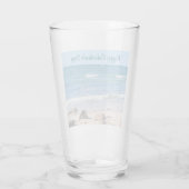 Verre Blue Ocean Shore Valentines Day Beach One Photo (Dos)