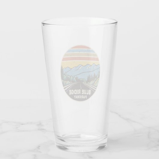 Verre Blue Ridge Parkway Mountains (Dos)