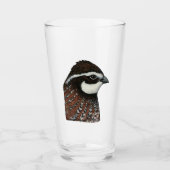 Verre Bobwhite Quail Head (Devant)