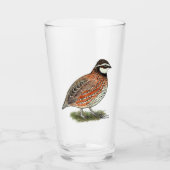 Verre Bobwhite Quail Rooster (Devant)