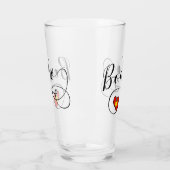 Verre Bodø Coeur du drapeau, Norvège, Bodö (Gauche)