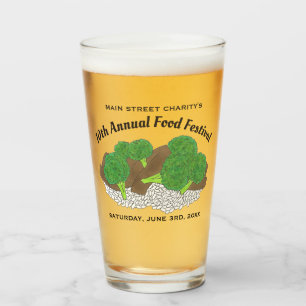 Verre Boeuf et Broccoli chinois Restaurant Festival alim