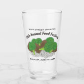 Verre Boeuf et Broccoli chinois Restaurant Festival alim (Devant)