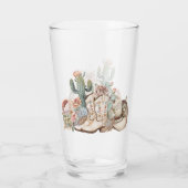 Verre Boho désert cowgirl cowboy bottes de cowboy casque (Dos)