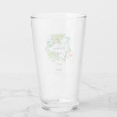 Verre Boho Floral Lily de Vallée Mariage (Dos)