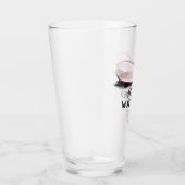 Verre Boire Maquillage d'eau Artiste Eyelash Lèvres rose (Droite)