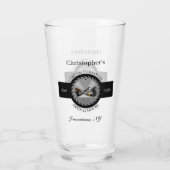 Verre Boiseries Lame de scie Plan de boisson Pint Bière (Dos)