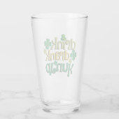 Verre Boisson de la Saint-Patrick Drink Drank Drunk (Dos)