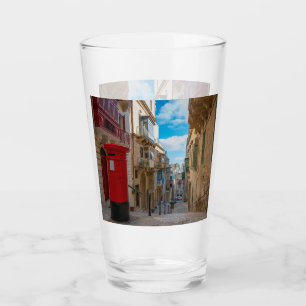 Verre Boîte vintage rouge à Malte