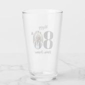 Verre Bold 80th Birthday Photo (Dos)