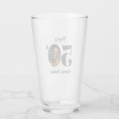 Verre Bold Happy 50th Birthday Photo (Dos)