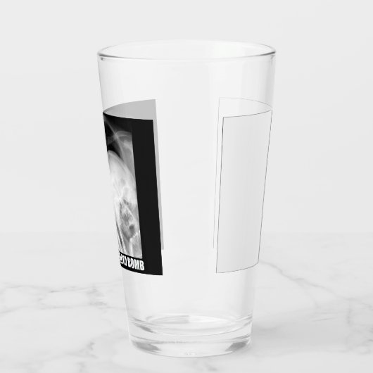 VERRE BOMBE PHOTO RADIOLOGISTE (Gauche)