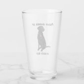 Verre Bon Garçon Black Lab (Dos)