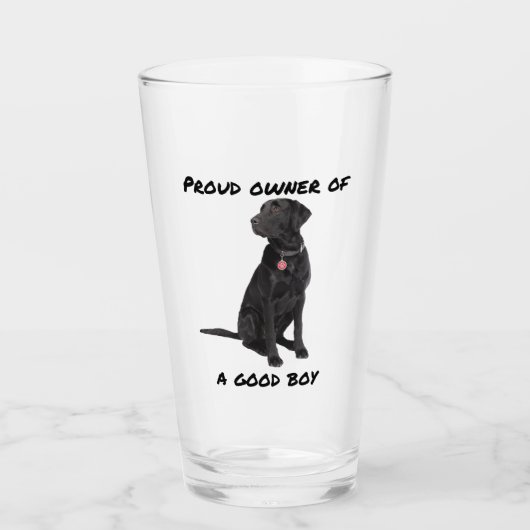 Verre Bon Garçon Black Lab (Devant)