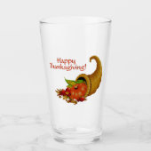 Verre Bon thanksgiving Cornucopia (Devant)