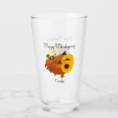 Verre Bon thanksgiving Diner Fête Tumblings & Lunettes (Dos)