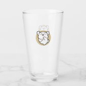 Verre Bonjour du côté écorché (Dos)