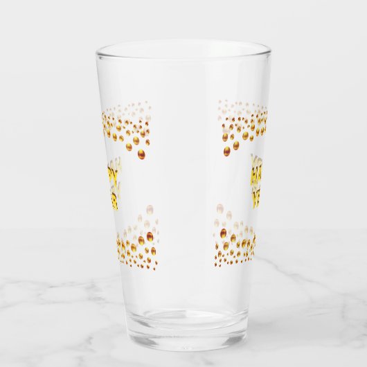 Verre Bonne année et Golden Confetti (Droite)