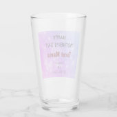 Verre Bonne fête des mères Tarot Mama design (Dos)