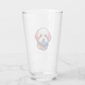 Verre Bonne frise bichon (Dos)