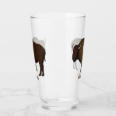 Verre Bonne illustration de bison américain  (Gauche)