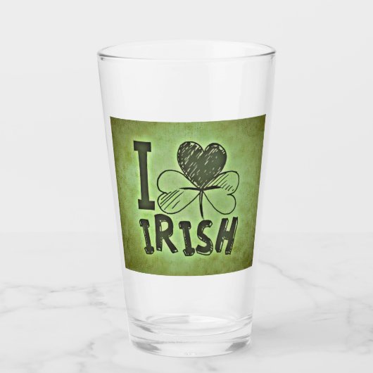 Verre Bonne Saint Patrick's Day (Devant)