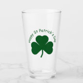 Verre Bonne Saint Patrick's Day (Devant)