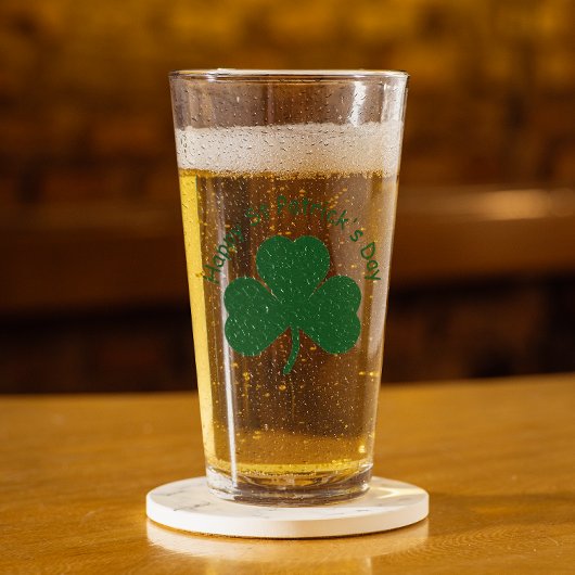Verre Bonne Saint Patrick's Day