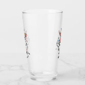 Verre Bonne vache avec dessin animé de biberon (Gauche)