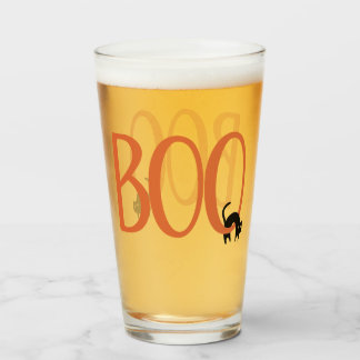Verre Boo avec chat noir