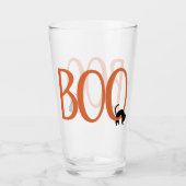 Verre Boo avec chat noir (Devant)