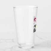 Verre Boo Bees - Maladie du cancer du sein (Droite)