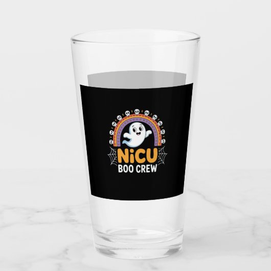 Verre Boo Crew Nurse Halloween for Nurses Ghost Essentia (Devant)