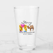 Verre Bosse de couples de coeur d'amour de heureuse (Devant)