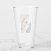 Verre Botanique Boho Bleu Magenta (Dos)