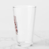 Verre Botanique Boho Bleu Magenta (Gauche)