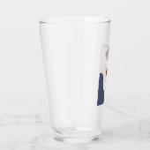 Verre Botanique Boho Bleu Magenta (Droite)