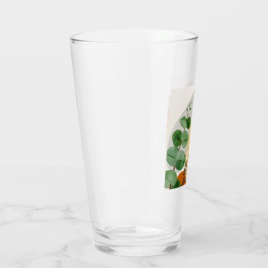 Verre Botanique Boho Green Orange (Droite)