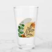 Verre Botanique Boho Green Orange (Devant)